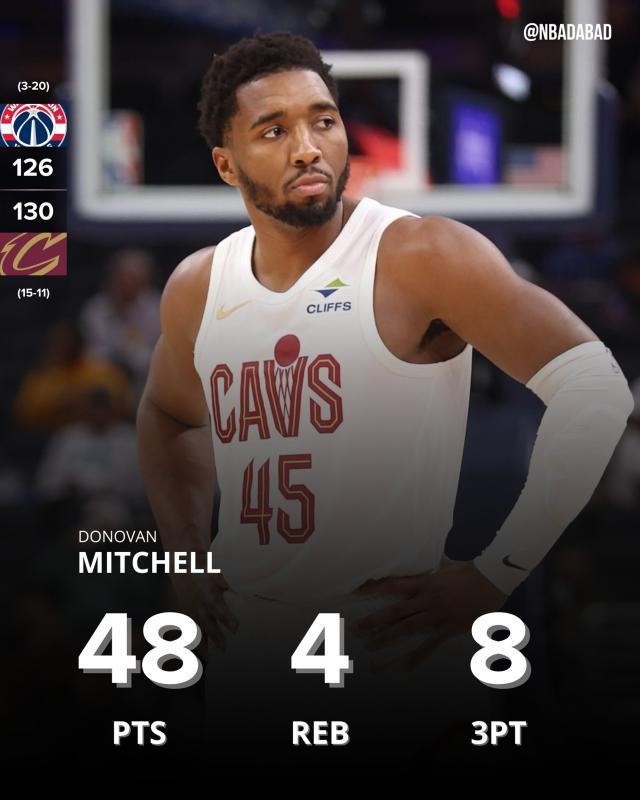 开云-狂砍48分带队险胜副班长 米切尔：我们不能再输了